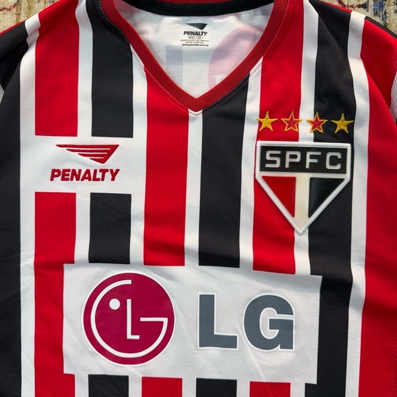 Vintage LG Classic vertical stripe jersey from the early 2000s. Size XL - Picture 2 of 6